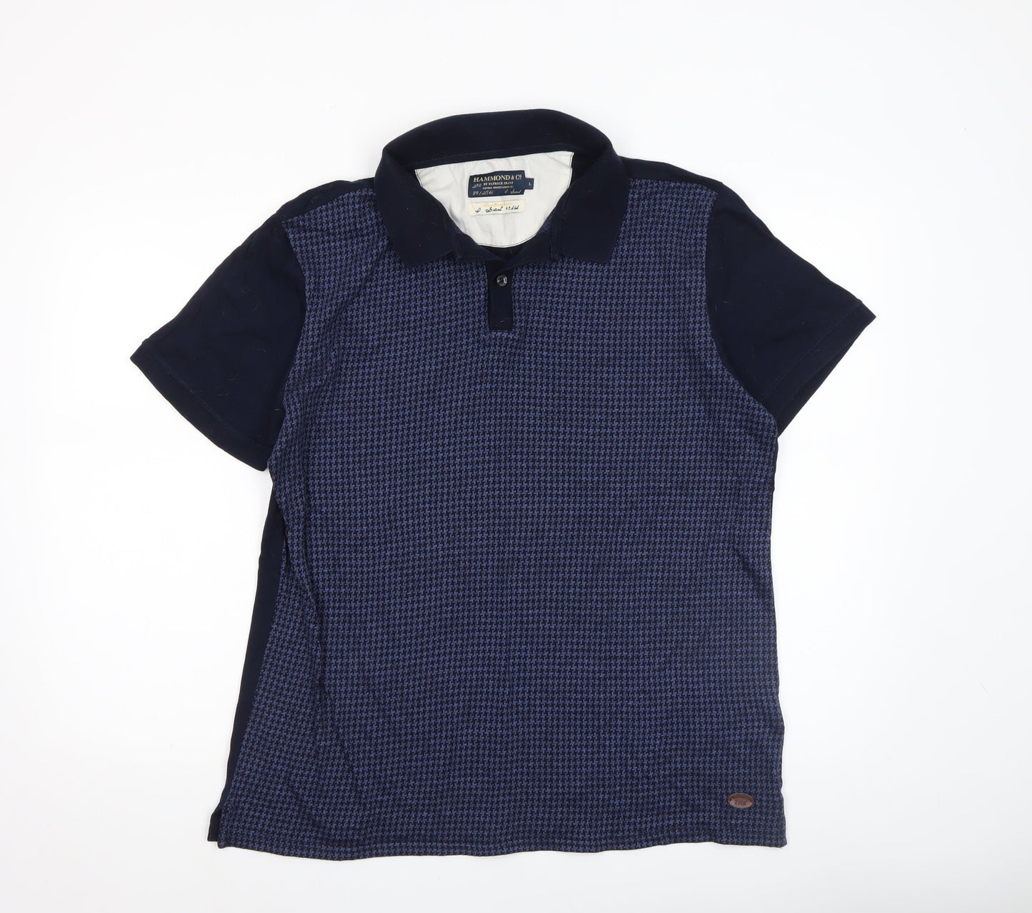 Mens UK Size L Hammond & Co Cotton Blend Polo Shirt