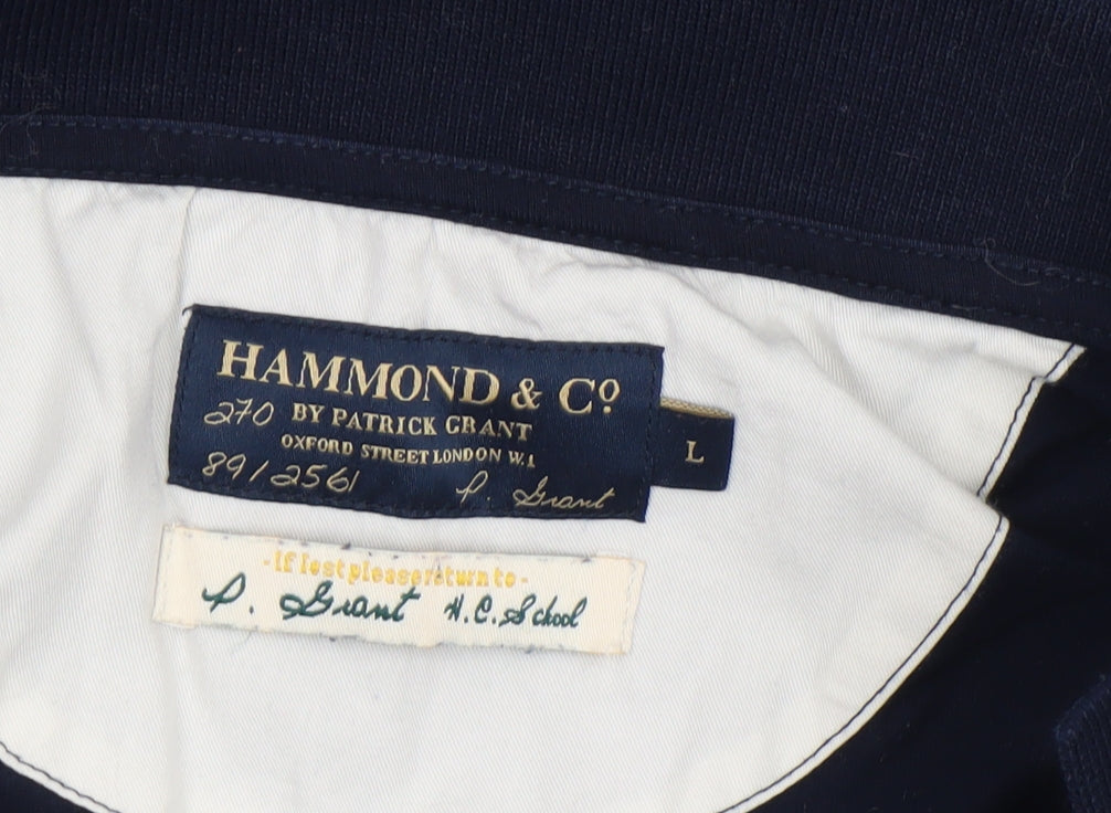 Mens UK Size L Hammond & Co Cotton Blend Polo Shirt