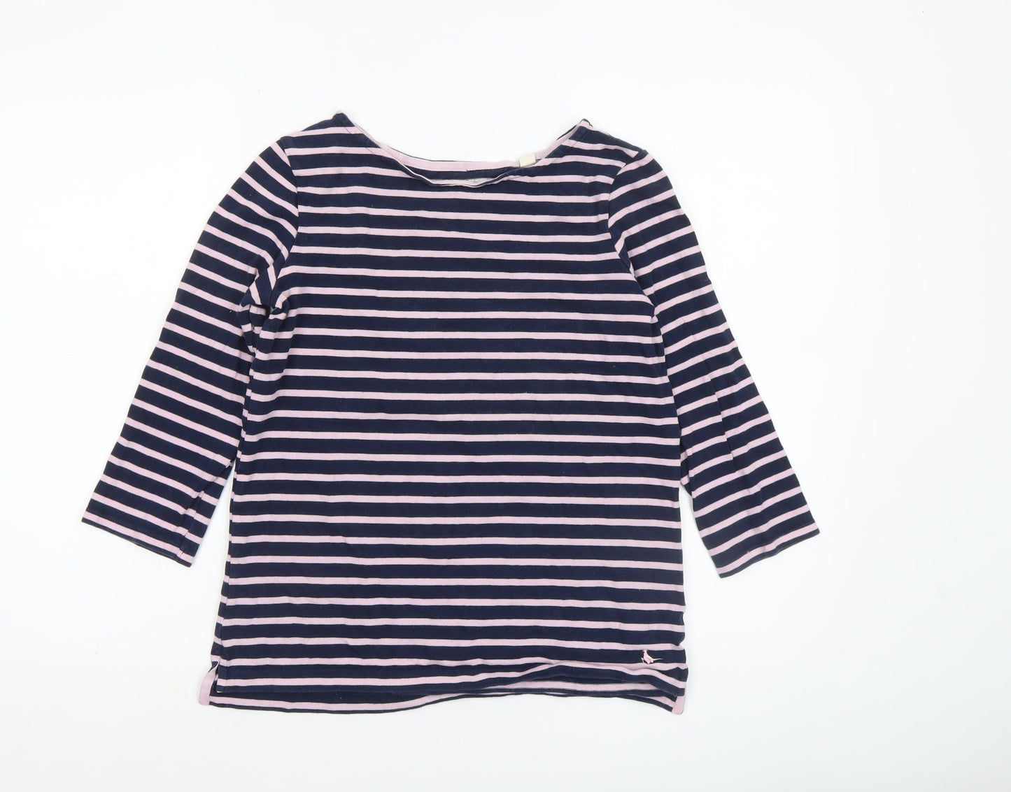 Womens UK Size 8 Jack Wills Blue Basic T-Shirt
