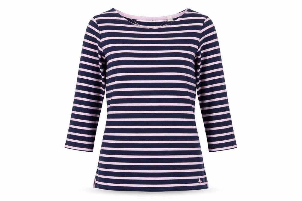 Womens UK Size 8 Jack Wills Blue Basic T-Shirt