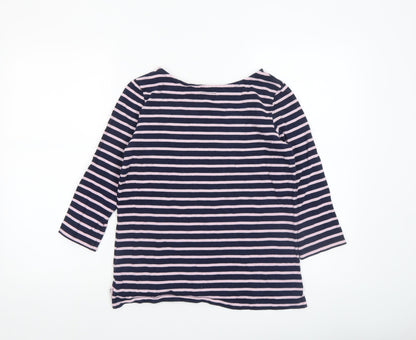 Womens UK Size 8 Jack Wills Blue Basic T-Shirt