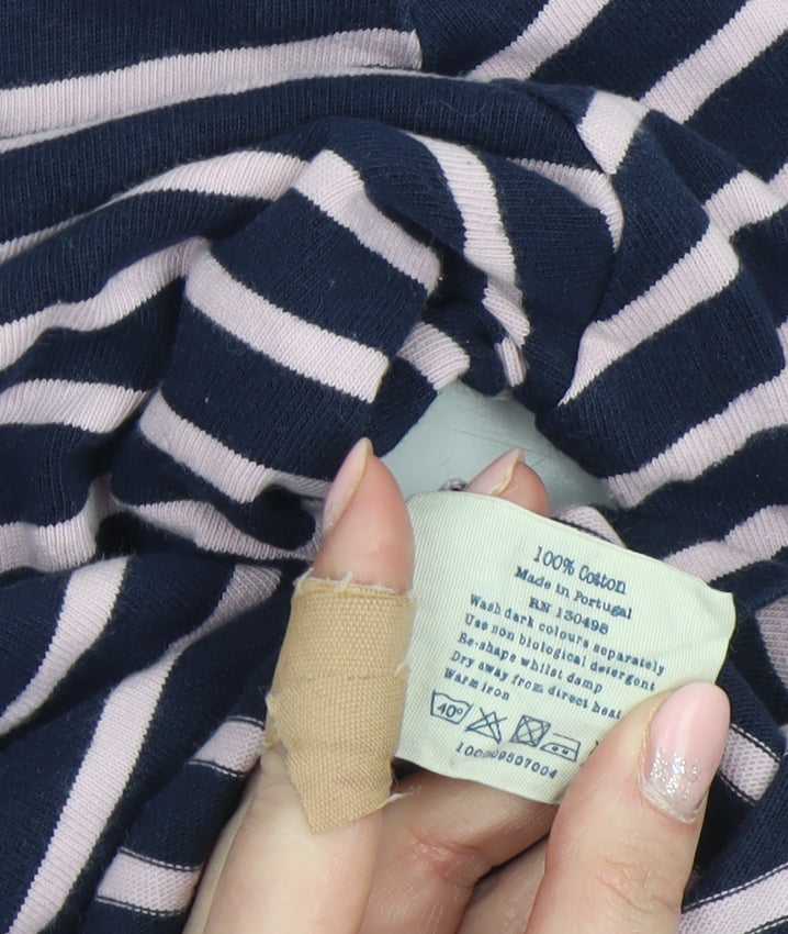 Womens UK Size 8 Jack Wills Blue Basic T-Shirt