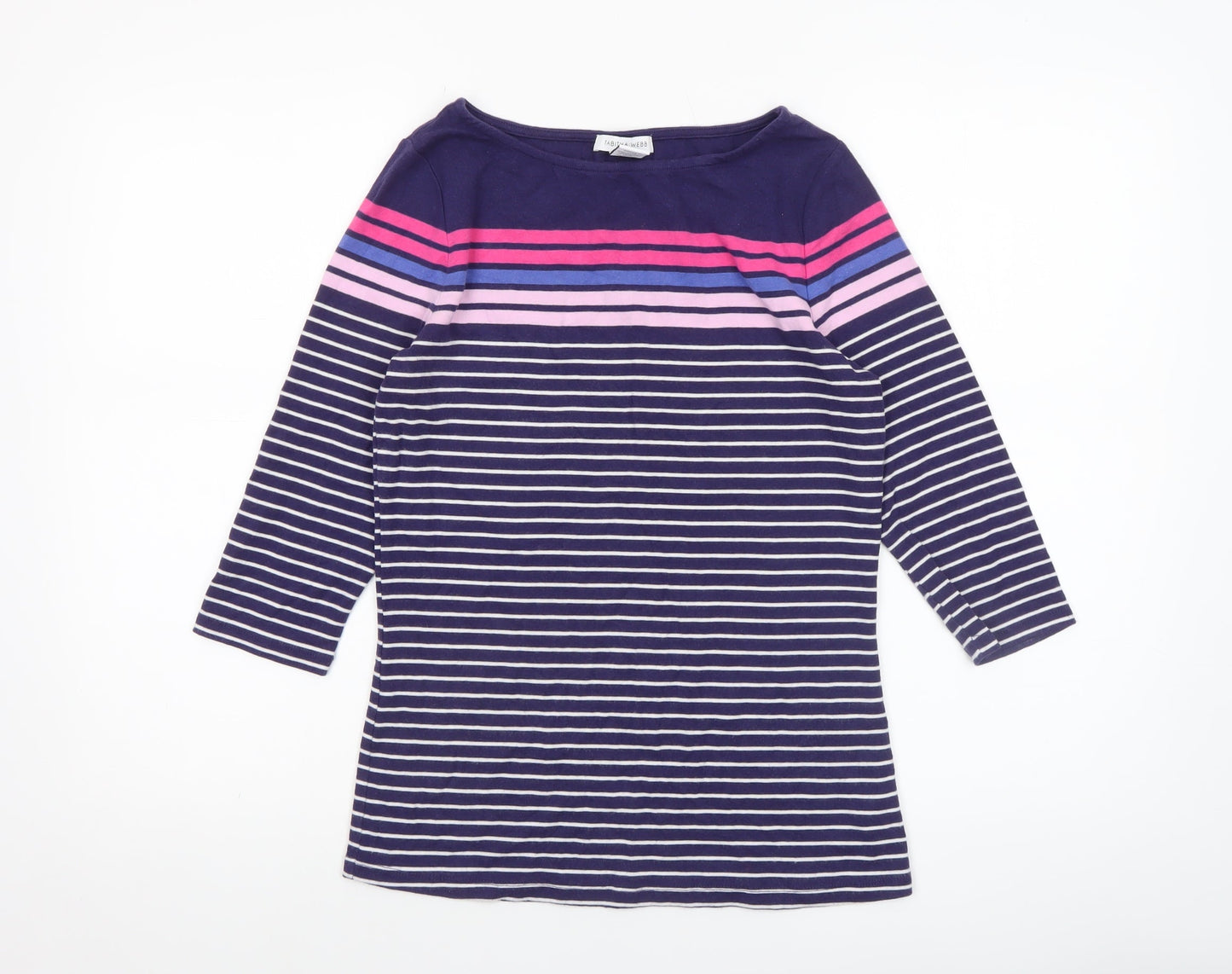Womens UK Size M Tabitha Webb Multicoloured Basic T-Shirt