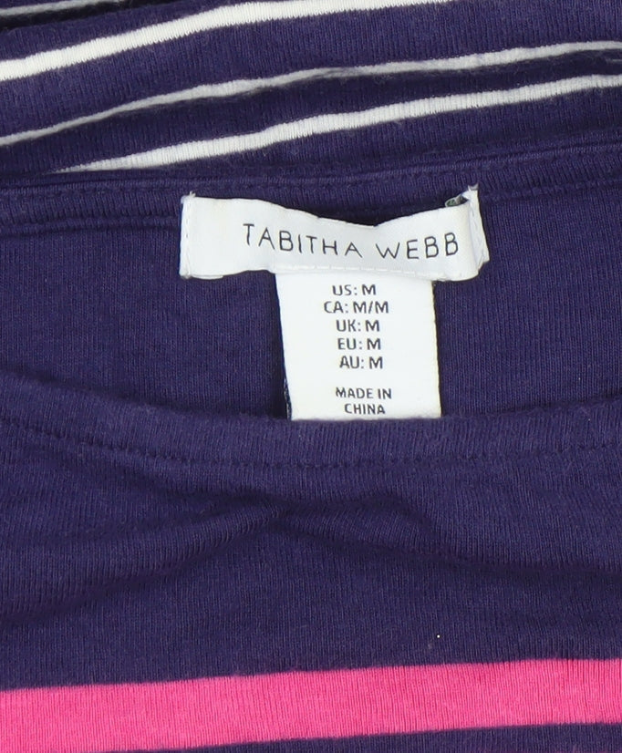 Womens UK Size M Tabitha Webb Multicoloured Basic T-Shirt