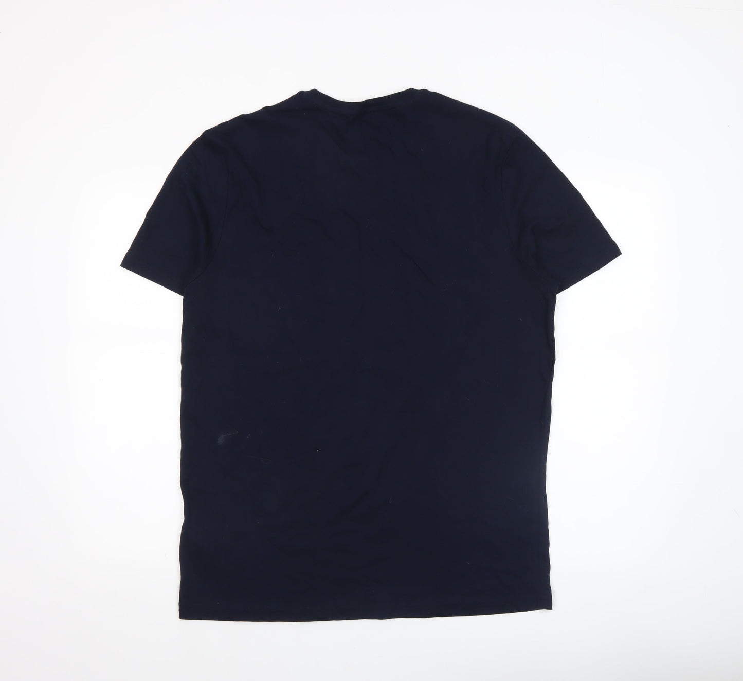 Mens UK Size L Marks and Spencer Blue  T-Shirt