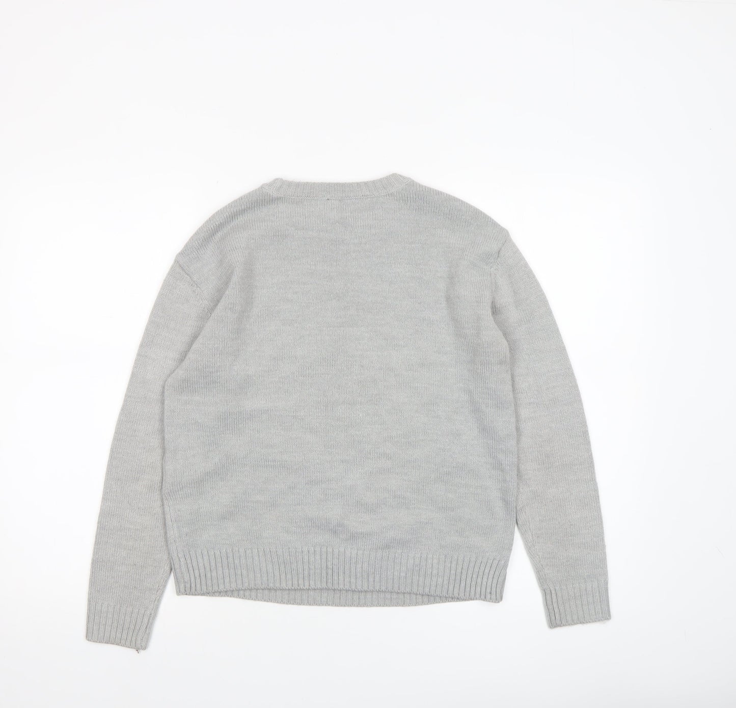 Womens UK Size XS H&M Grey Pullover Jumper