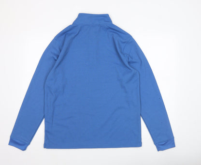 Mens UK Size M Croft & Barrow Blue Pullover Sweatshirt