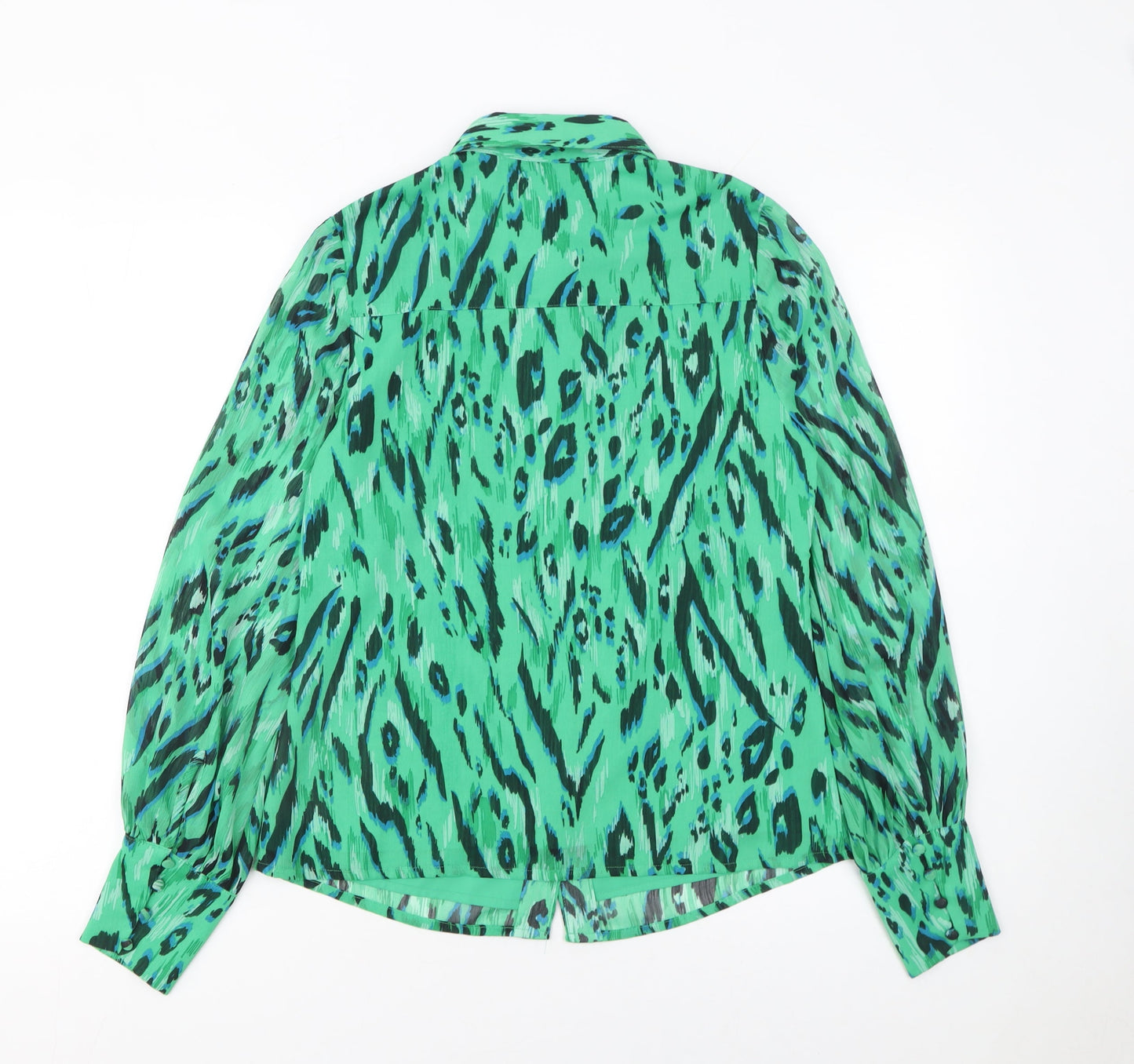 Womens UK Size 8 Michelle Keegan Green Basic Blouse