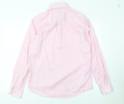 Mens UK Collar Size M Paul Costelloe Living Smart Pink  Dress Shirt