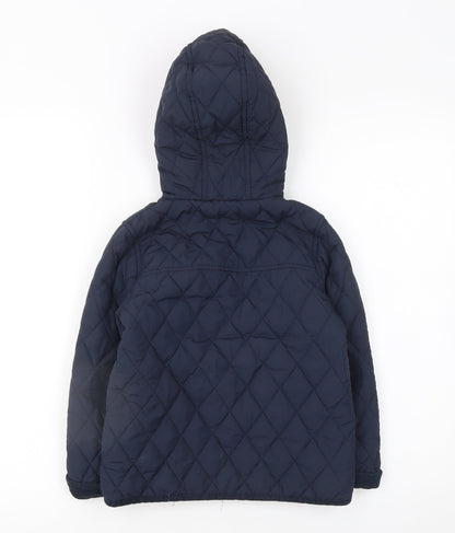 Boys UK Size 4-5 Years NEXT Blue Quilted Coat