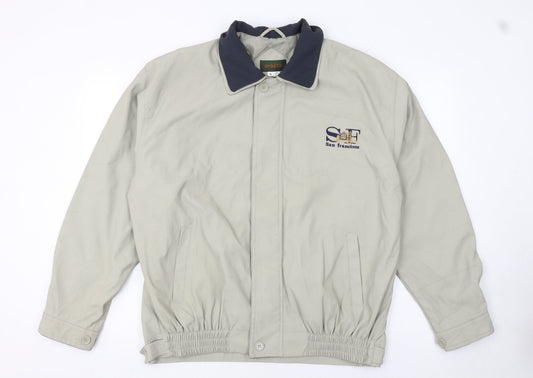 Mens UK Size M SPORTS Beige Casual Walking Jacket