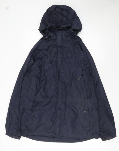 Mens UK Size M Peter Storm Blue Rain Coat