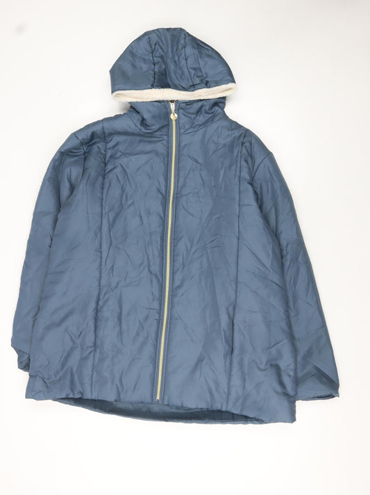 Womens UK Size L Nathalie Andersen Blue Puffer Jacket
