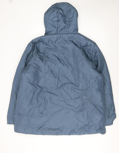 Womens UK Size L Nathalie Andersen Blue Puffer Jacket
