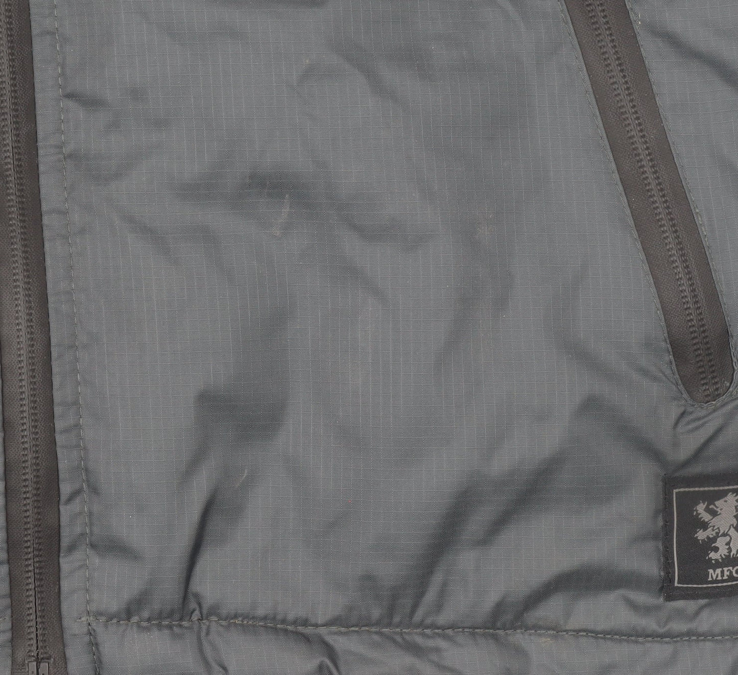 Mens UK Size S BORO 1876 Grey Puffer Jacket