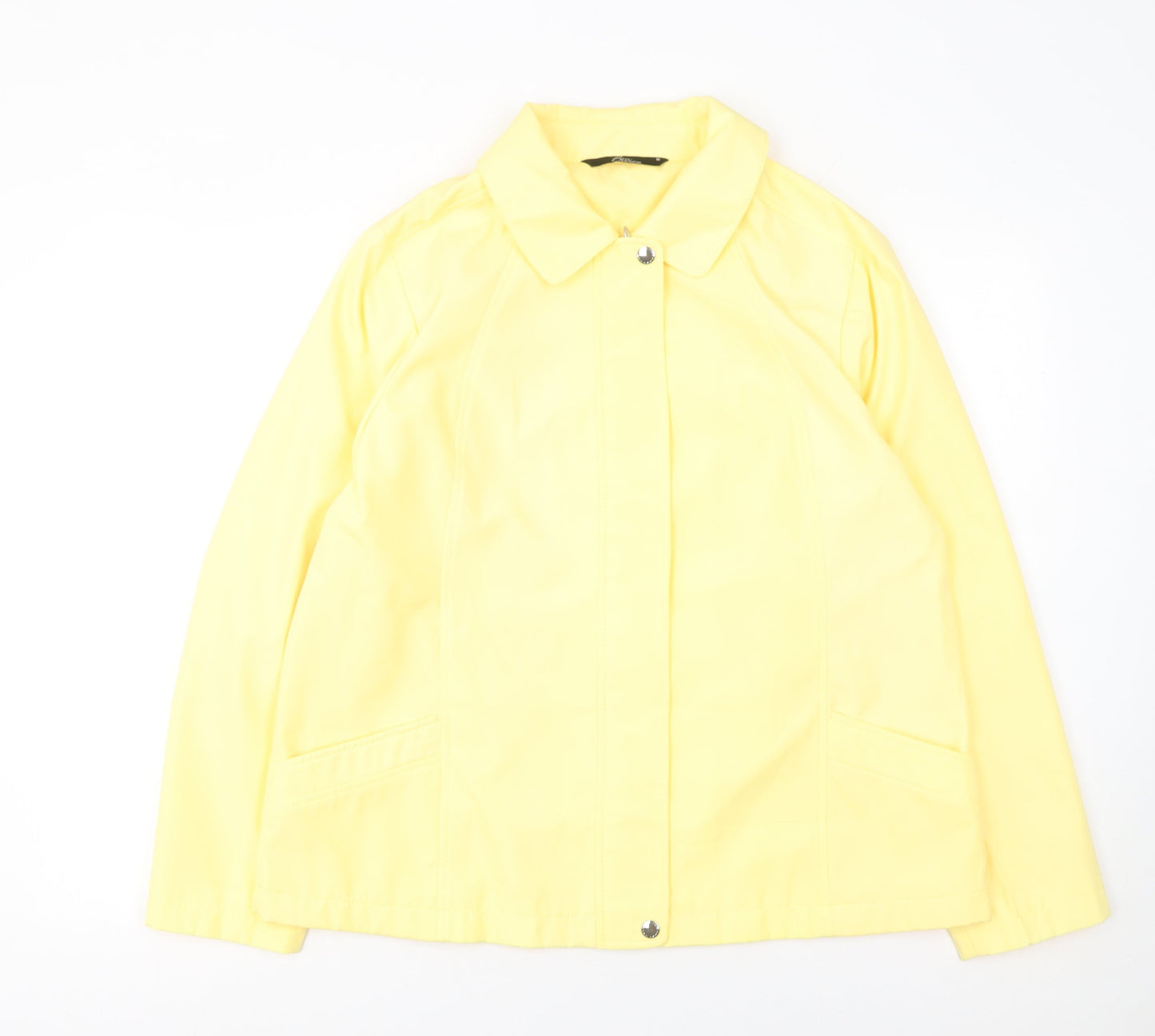 Womens UK Size M Bm Collection Yellow Rain Coat