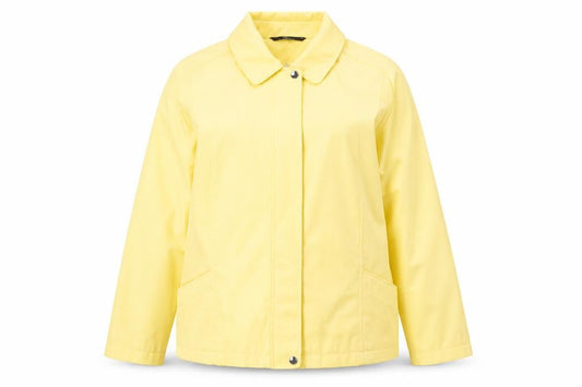 Bonmarché Women's Yellow Rain Coat Jacket M Water Resistant