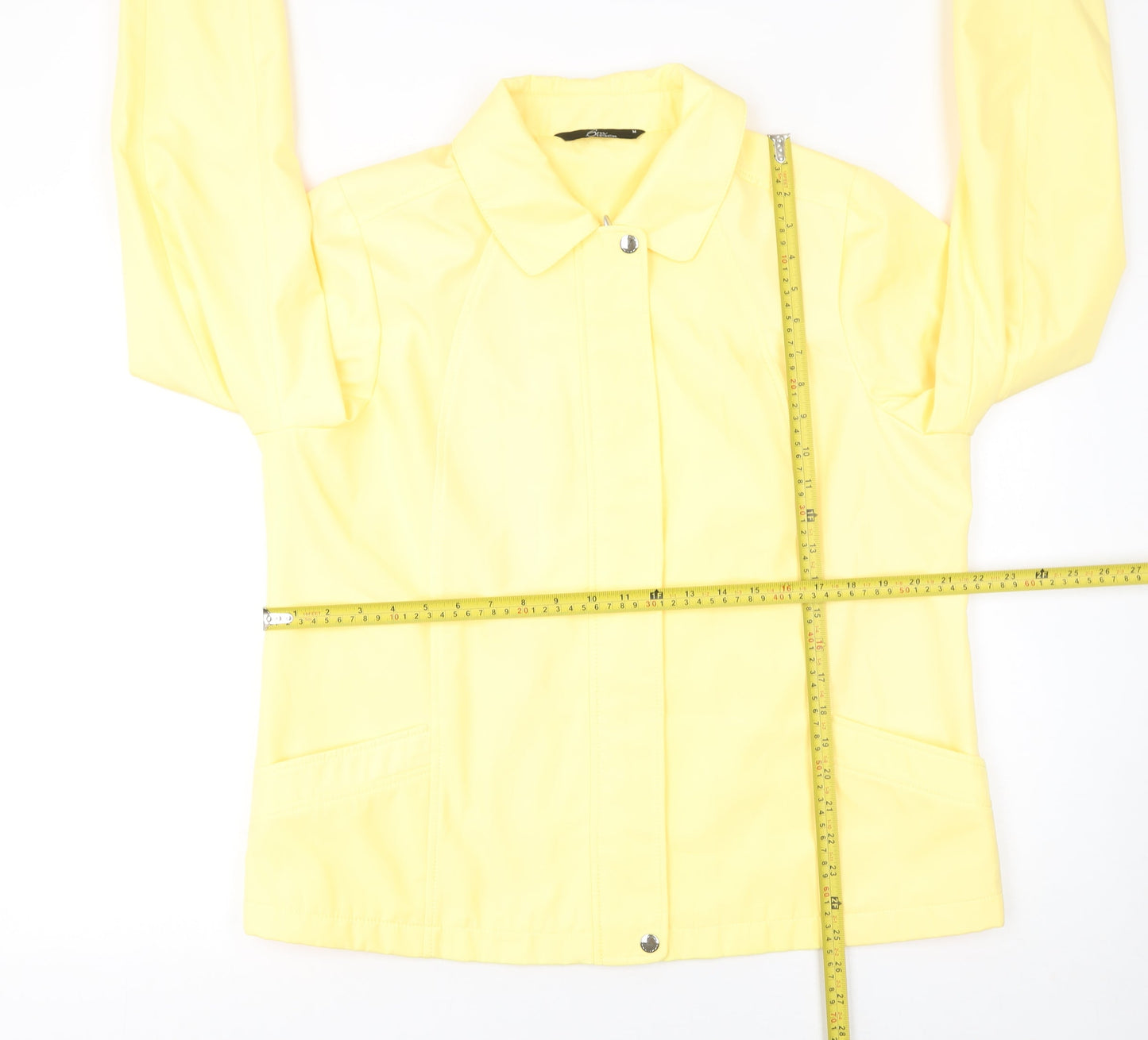Womens UK Size M Bm Collection Yellow Rain Coat