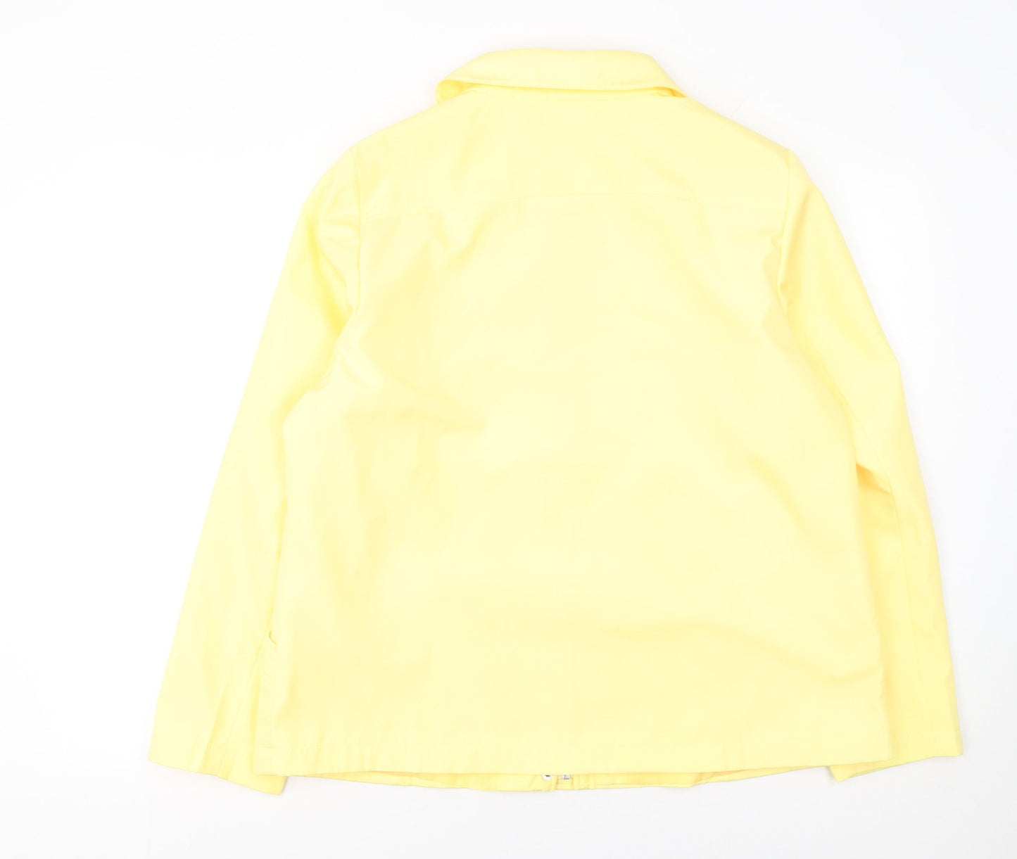 Womens UK Size M Bm Collection Yellow Rain Coat