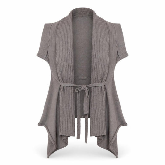 Womens UK Size 6 Promod Grey Cardigan Jumper