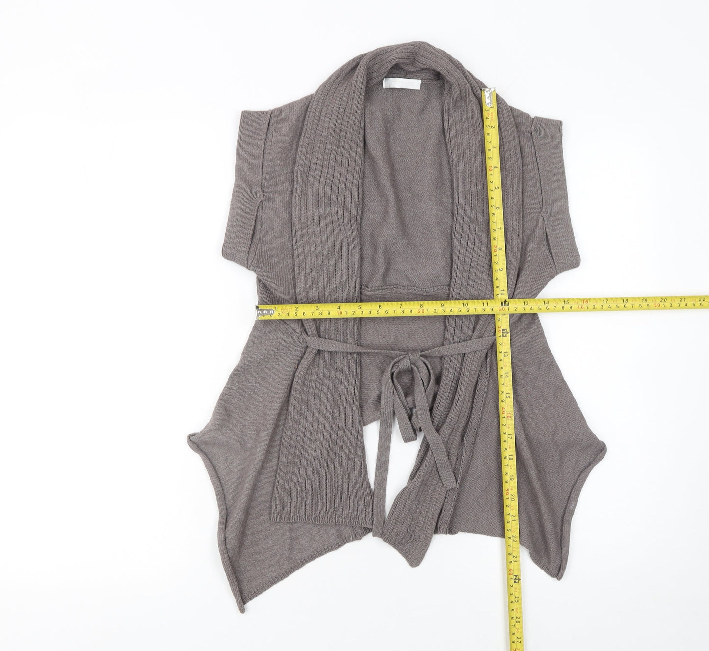 Womens UK Size 6 Promod Grey Cardigan Jumper