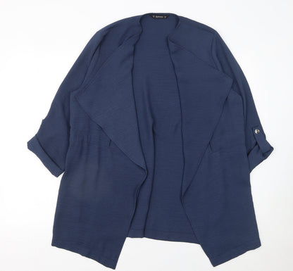 Womens UK Size 12 Dunnes Stores Blue Cardigan Jumper