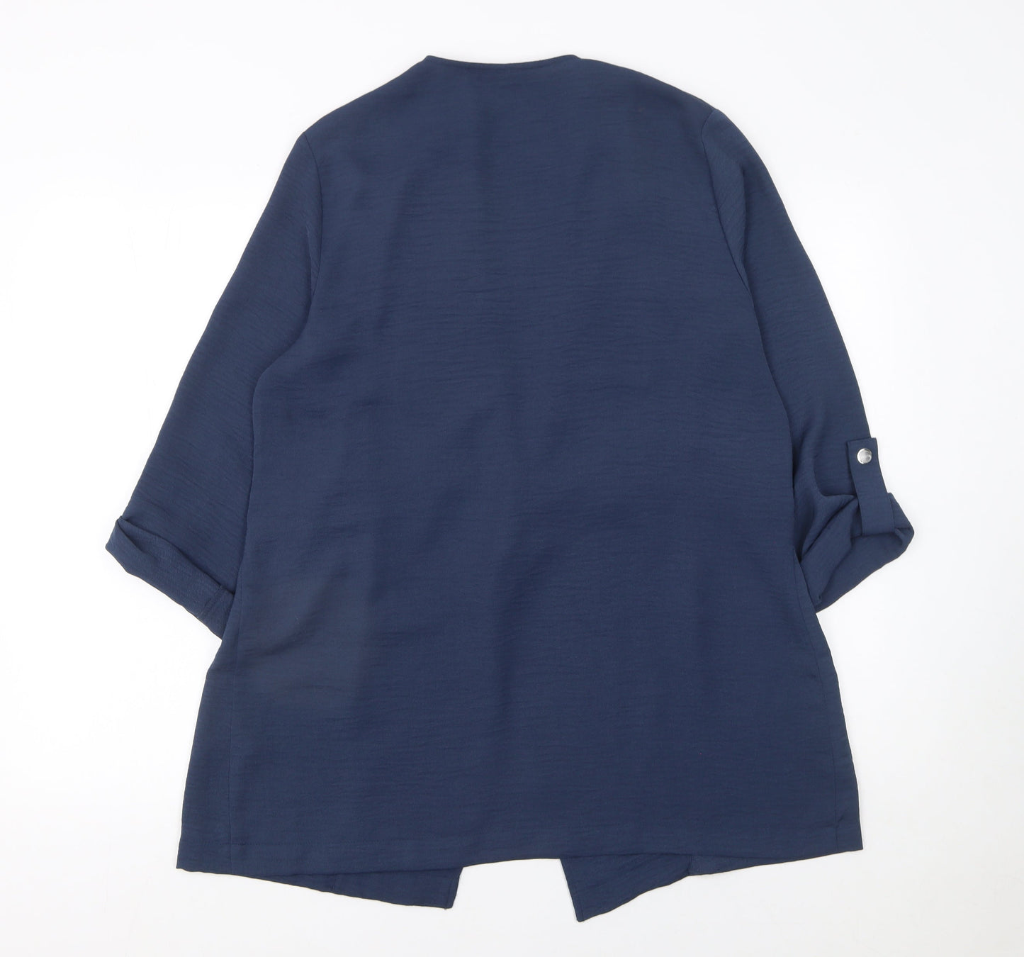 Womens UK Size 12 Dunnes Stores Blue Cardigan Jumper