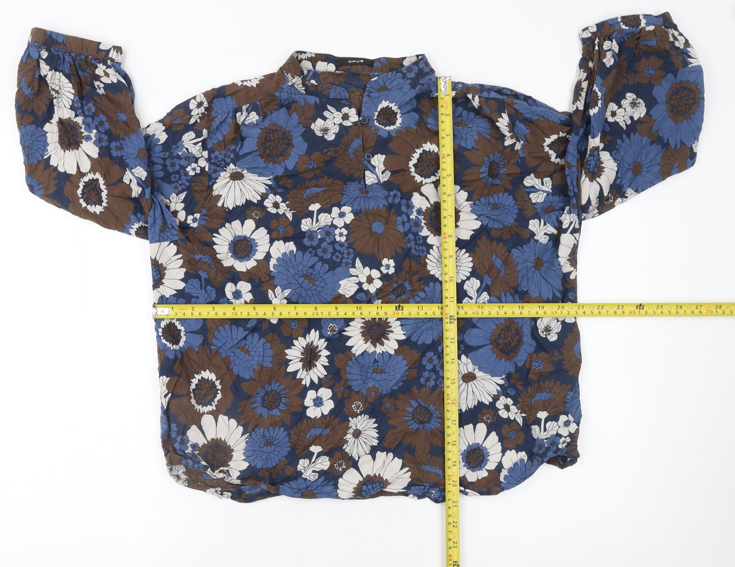 Womens UK Size 10 OPUS Blue Basic Blouse