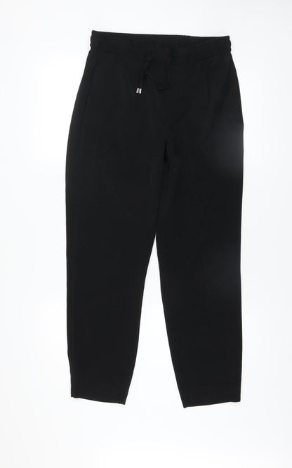 Womens UK Size 10 InWear Regular Fit Jogger Black Trousers