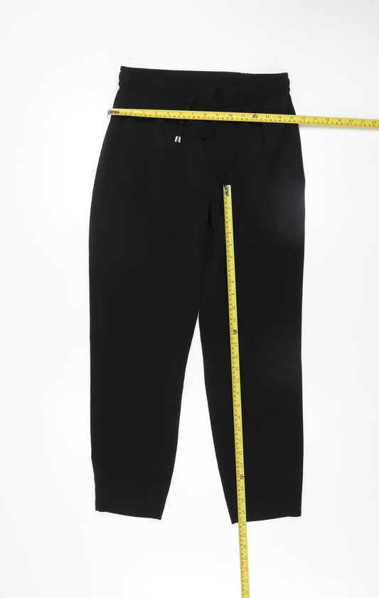 Womens UK Size 10 InWear Regular Fit Jogger Black Trousers