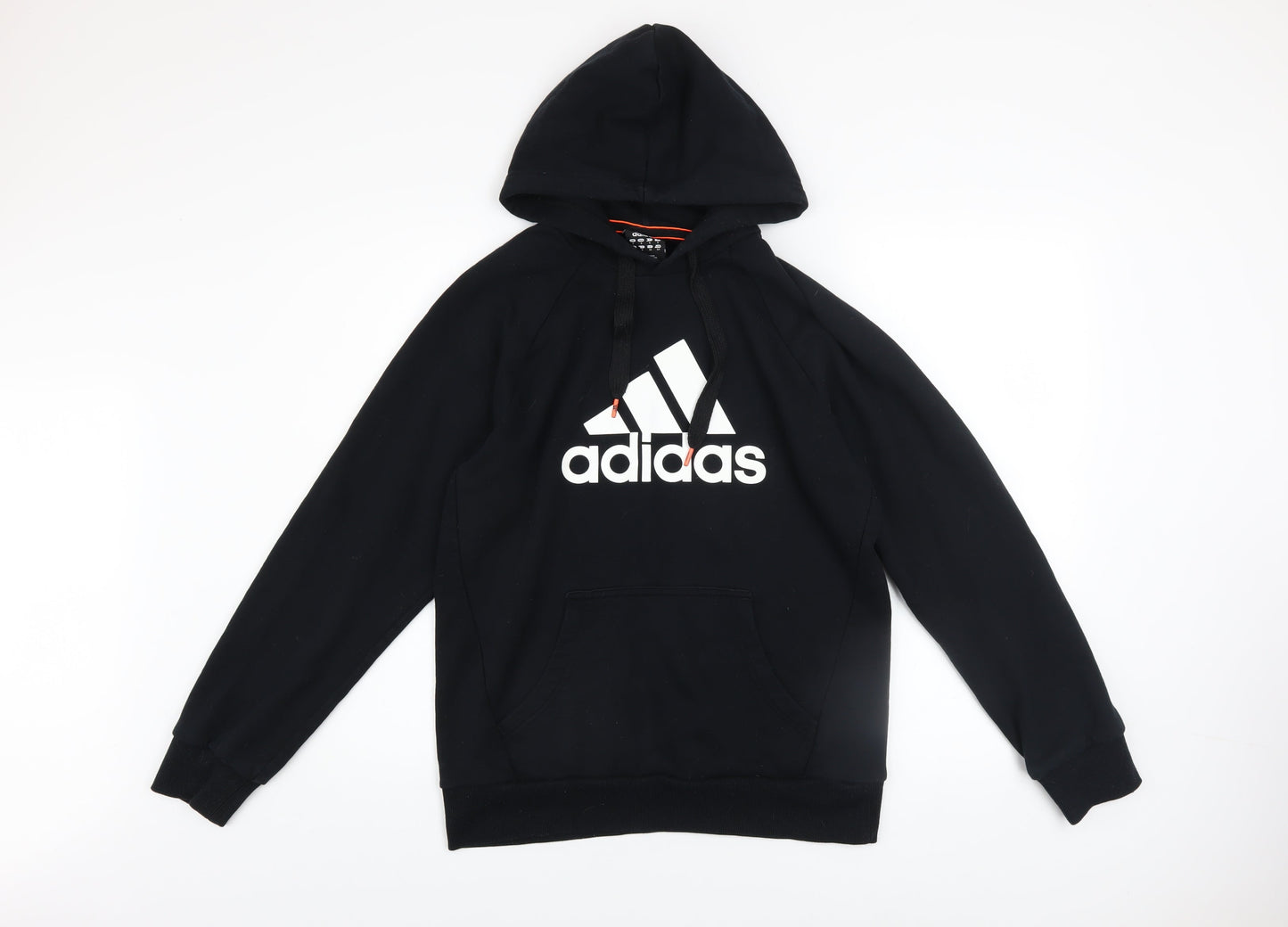Mens UK Size S adidas Black Pullover Hoodie