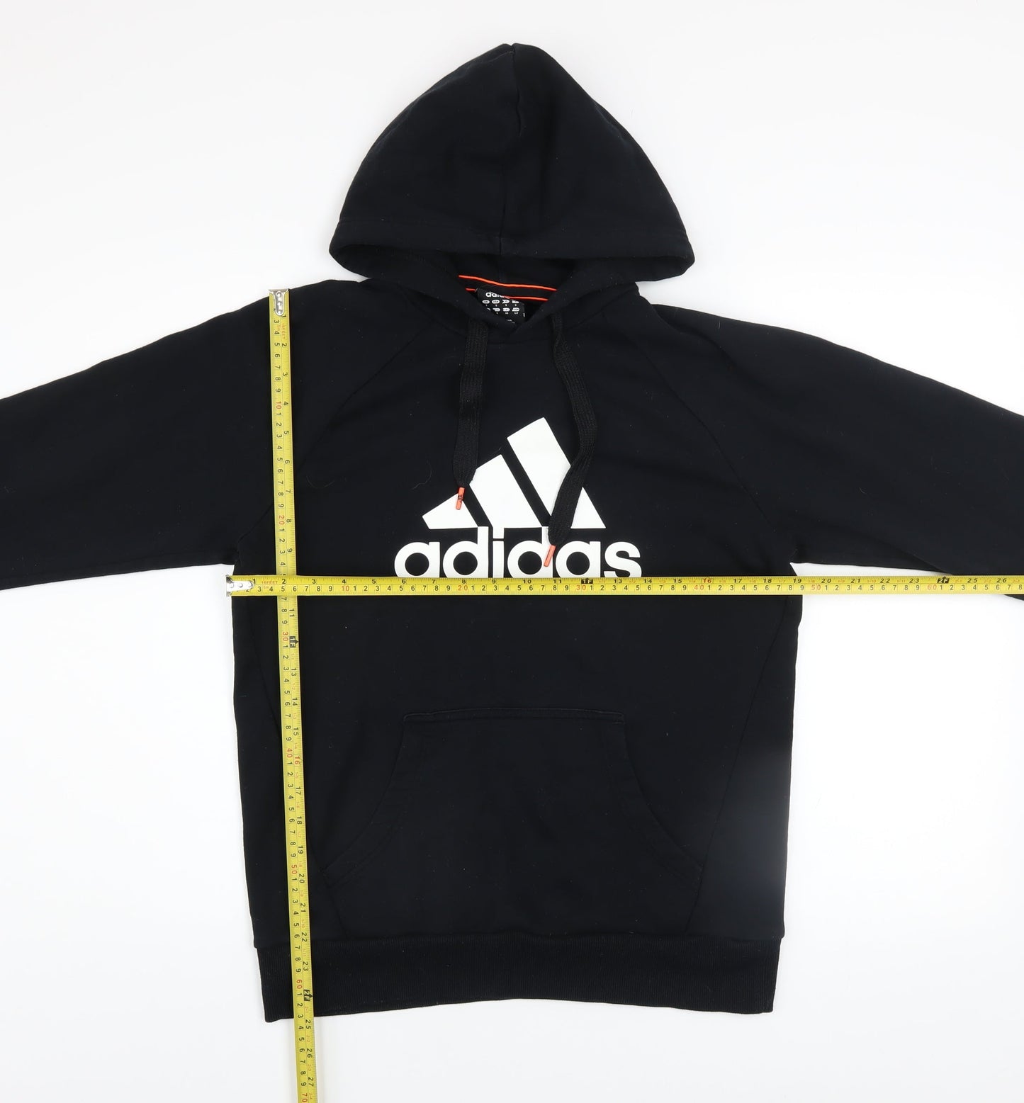 Mens UK Size S adidas Black Pullover Hoodie