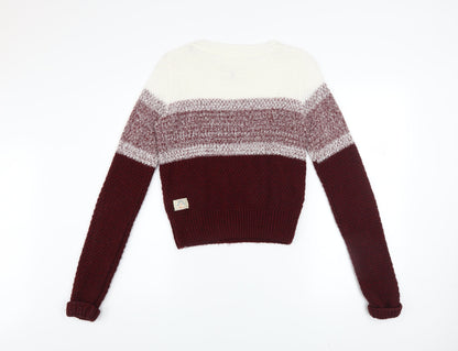 Womens UK Size 8 SoulCal & Co Multicoloured Pullover Jumper