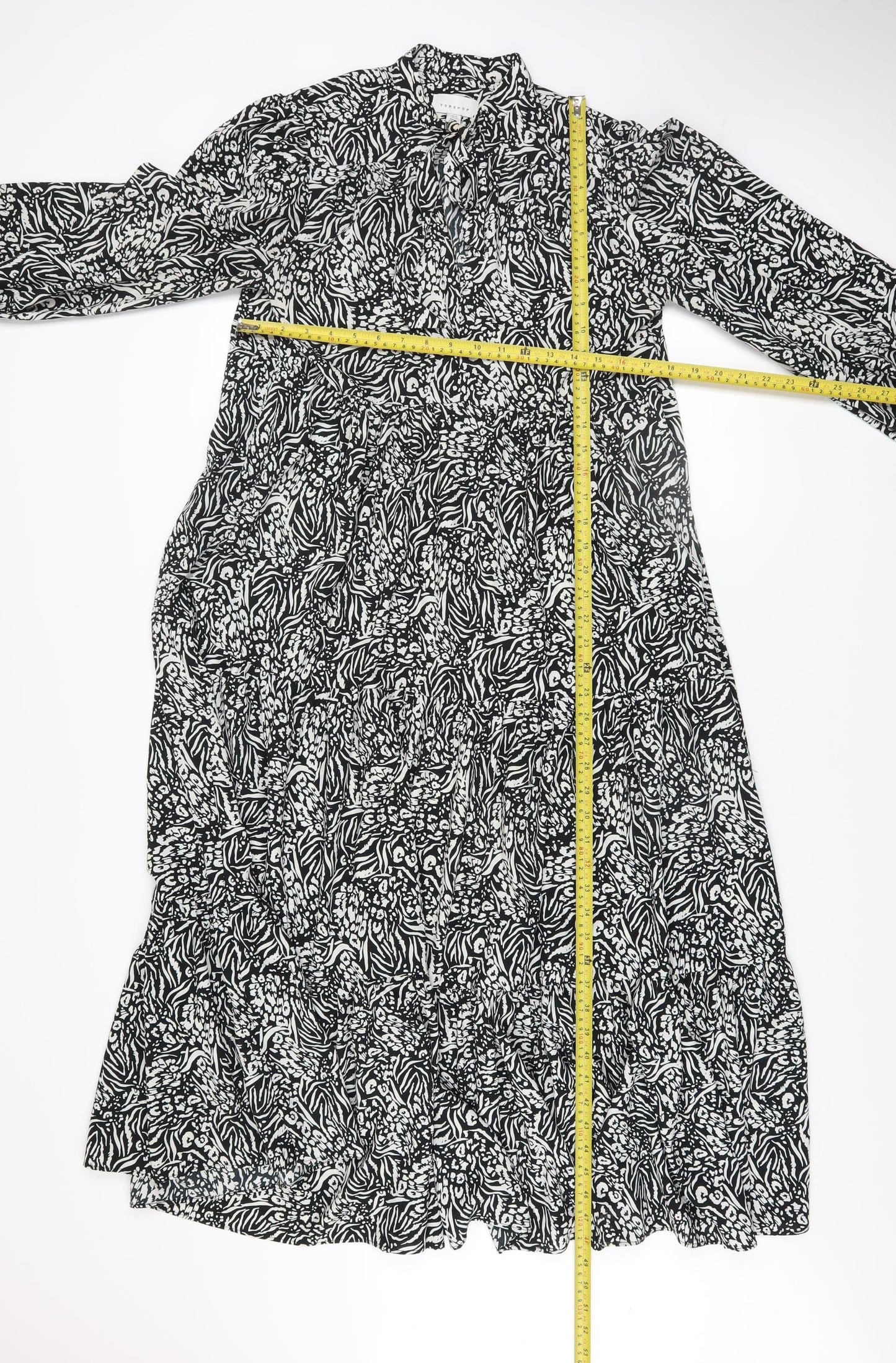Womens UK Size 10 Topshop Fit & Flare Dress
