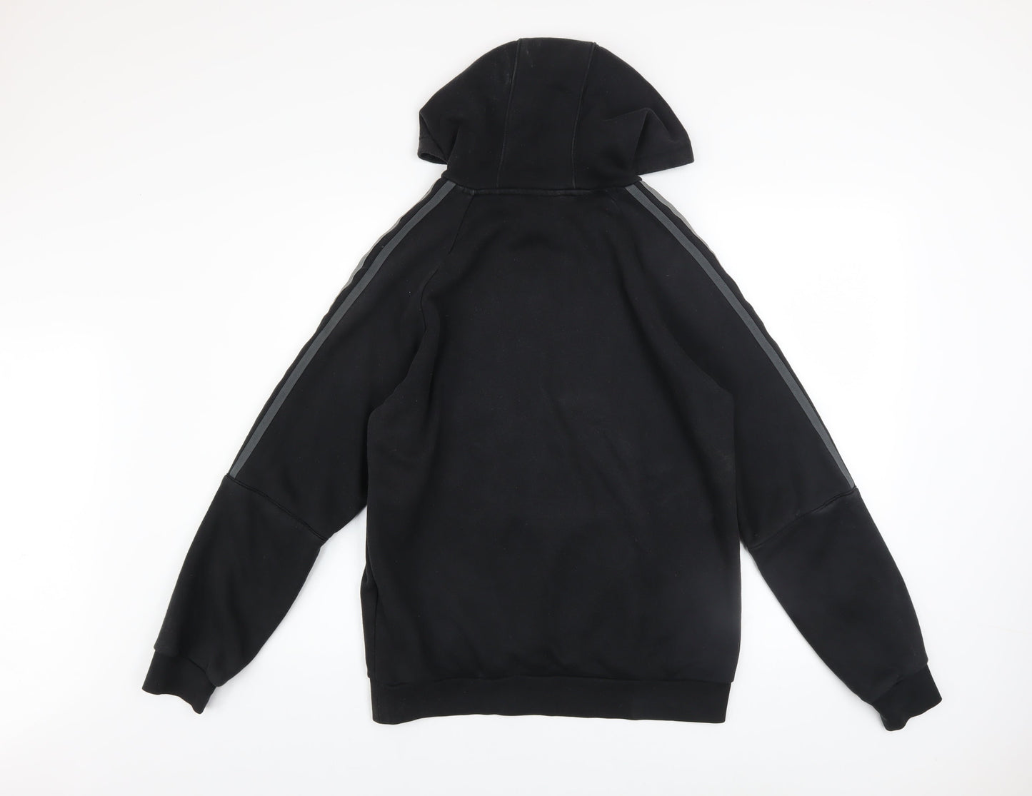 Mens UK Size S adidas Black Pullover Hoodie