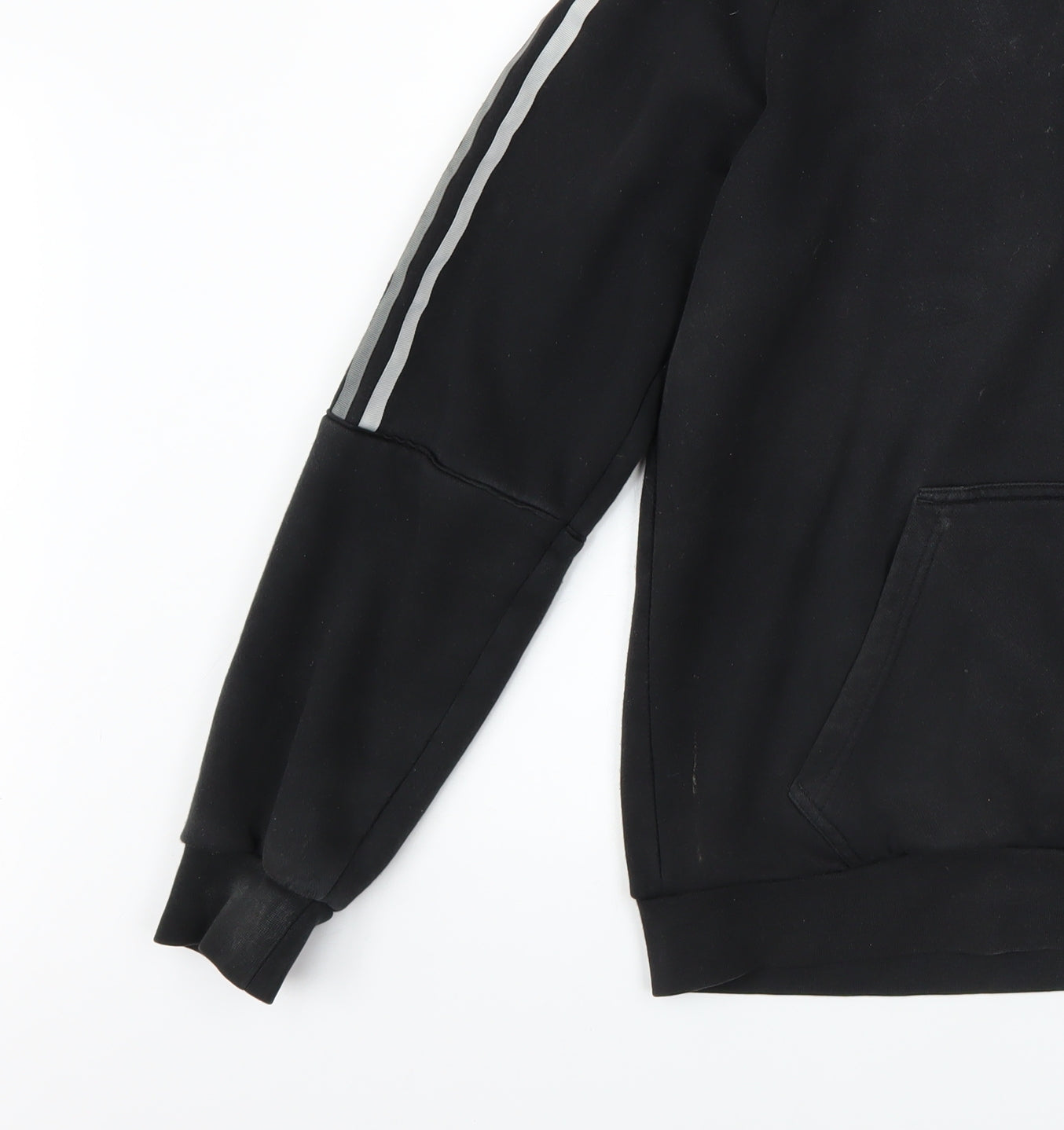 Mens UK Size S adidas Black Pullover Hoodie