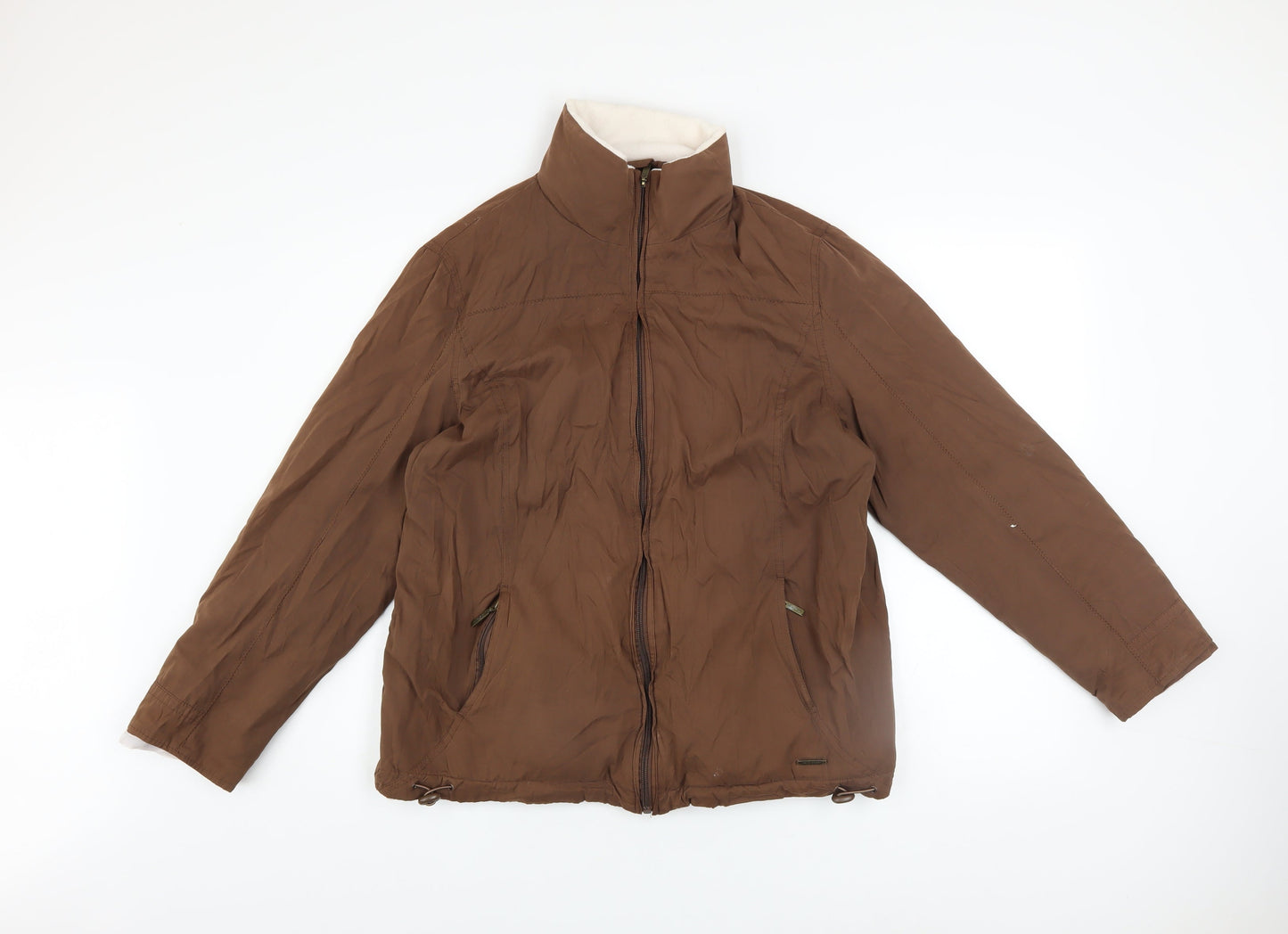 Mens UK Size L Paco Sport Brown Basic Jacket