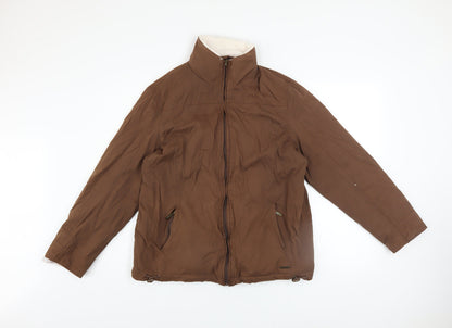 Mens UK Size L Paco Sport Brown Basic Jacket