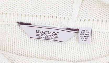 Womens UK Size 12 Regatta Ivory Pullover Jumper