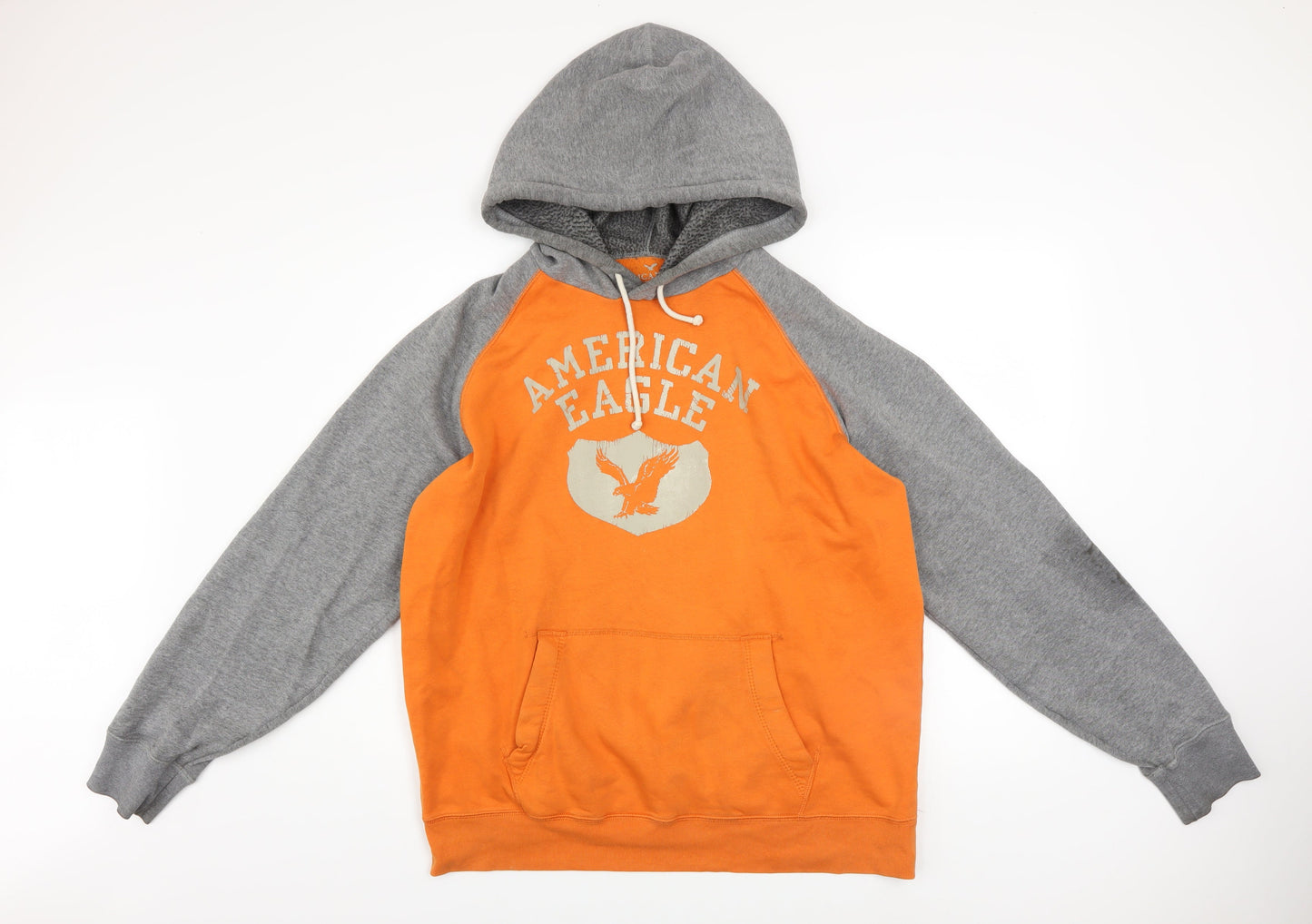 Mens UK Size L American Eagle Multicoloured Pullover Hoodie