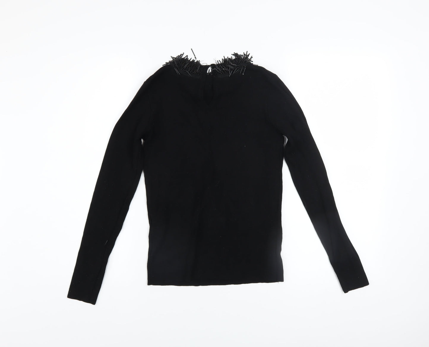 Womens UK Size 12 Warehouse Black Pullover Jumper