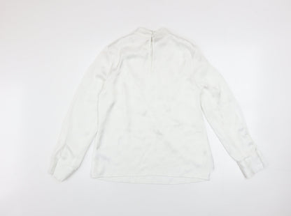 Womens UK Size XS Savida White Wrap Blouse