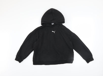 Boys UK Size 13-14 Years PUMA Black Pullover Hoodie