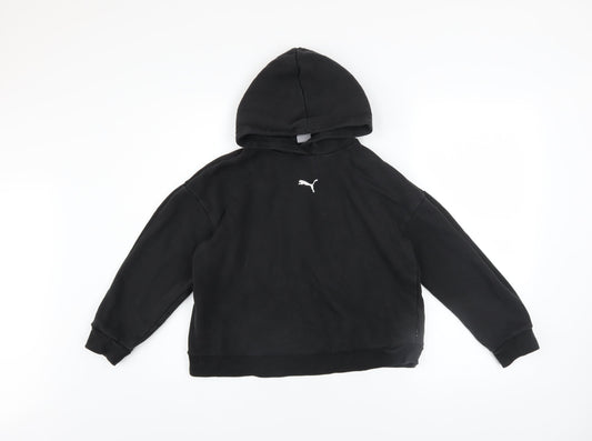 Boys UK Size 13-14 Years PUMA Black Pullover Hoodie