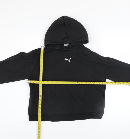 Boys UK Size 13-14 Years PUMA Black Pullover Hoodie