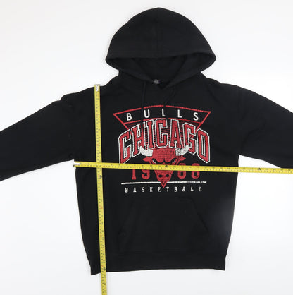 Mens UK Size M UNK Black Pullover Hoodie