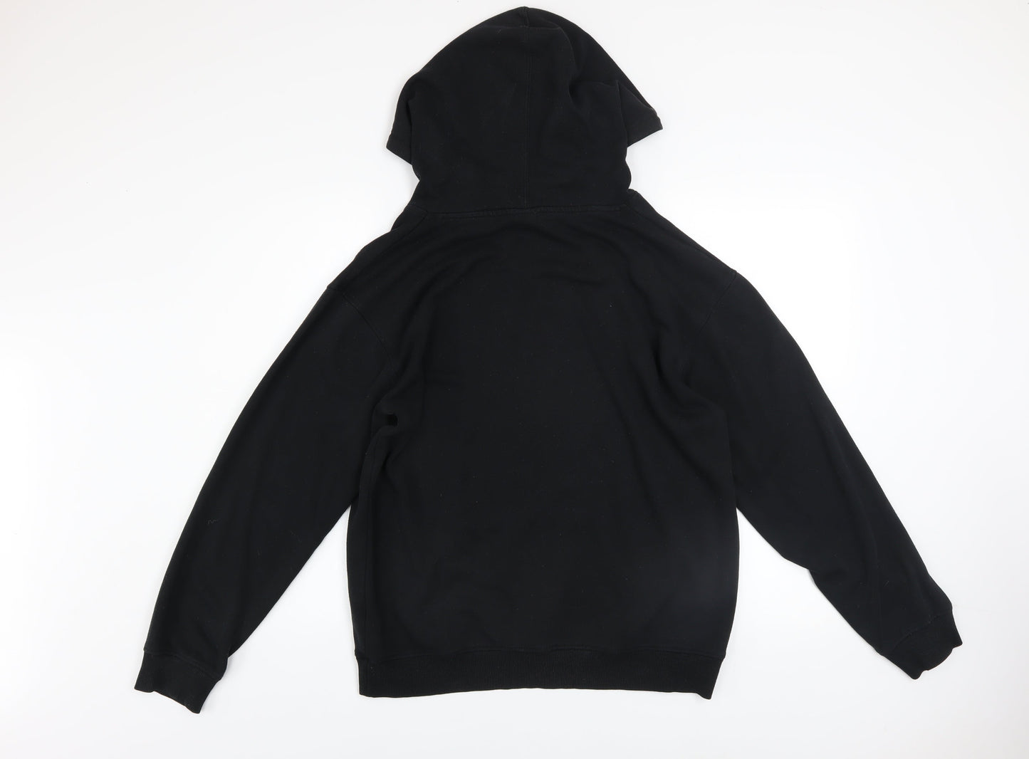 Mens UK Size M UNK Black Pullover Hoodie