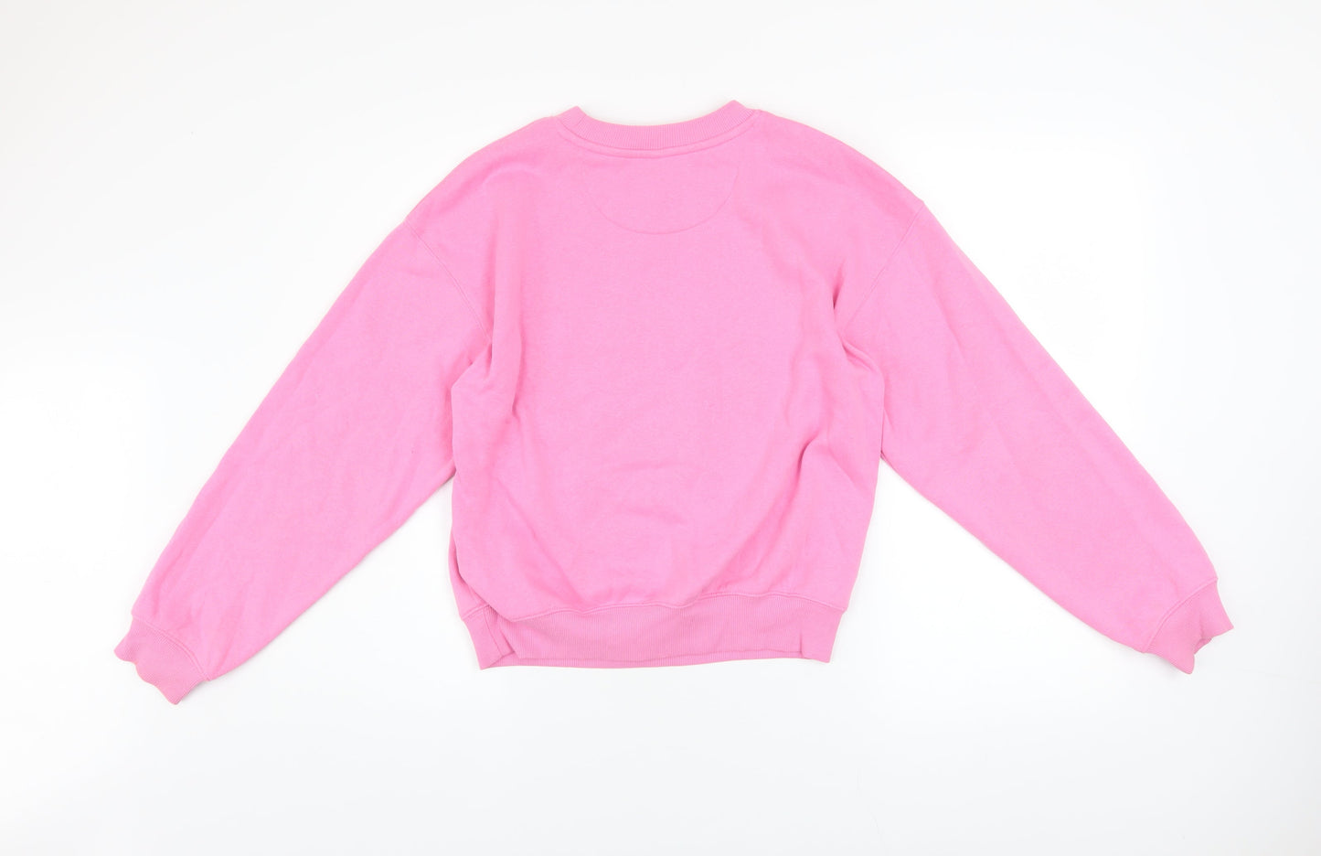 Womens UK Size 2XS H&M Pink Pullover Sweatshirt