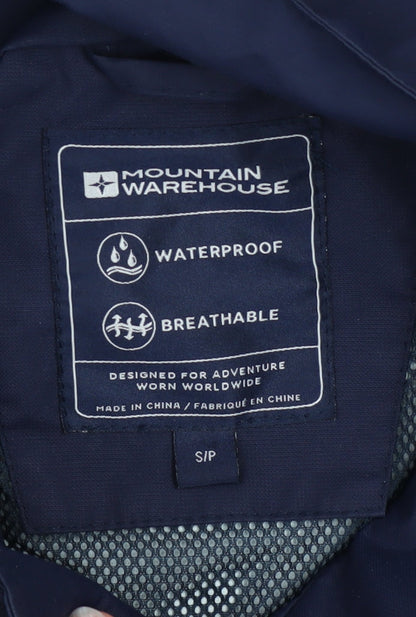 Mens UK Size S Mountain Warehouse Blue Rain Coat