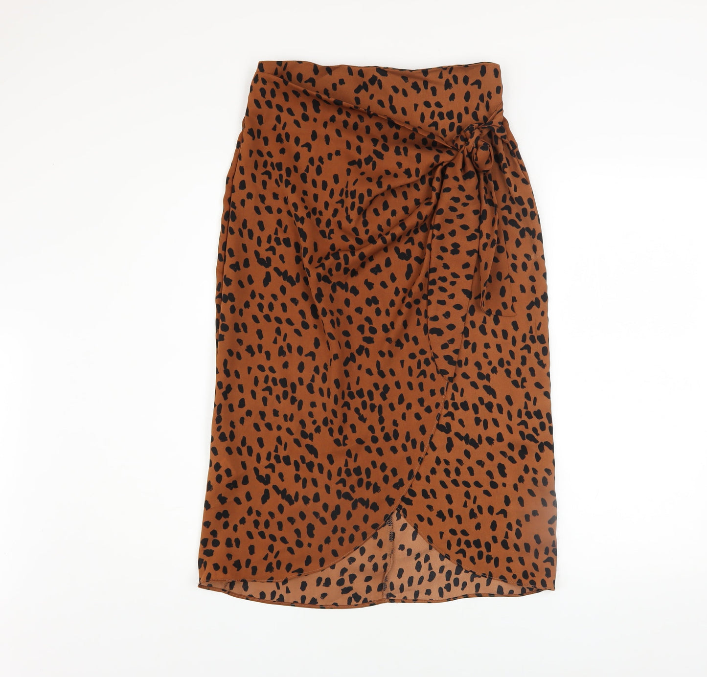 Womens UK Size S BZ Wrap Chiffon Skirt